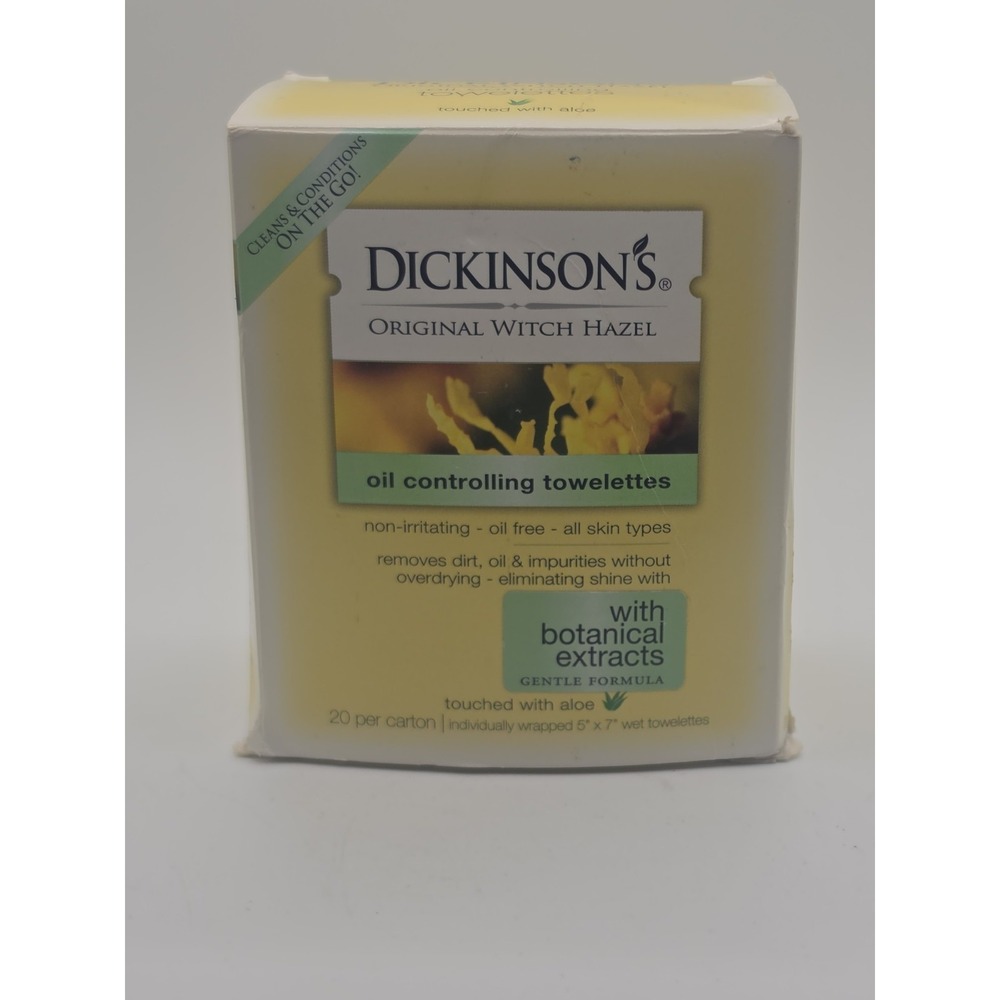 (1) Dickinson's Original Witch Hazel Refreshingly Clean Cleansing Cloths‎ 20ct